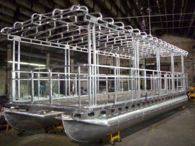  pływaki aluminiowe o średnicy 0,58 i 0,7 m